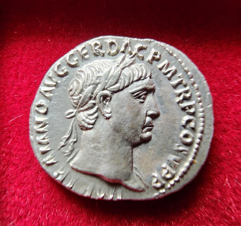 Trajan Denarius (CE 103-107)